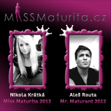Miss maturita 2012 zv�t�zila Nikola Kr�tk�